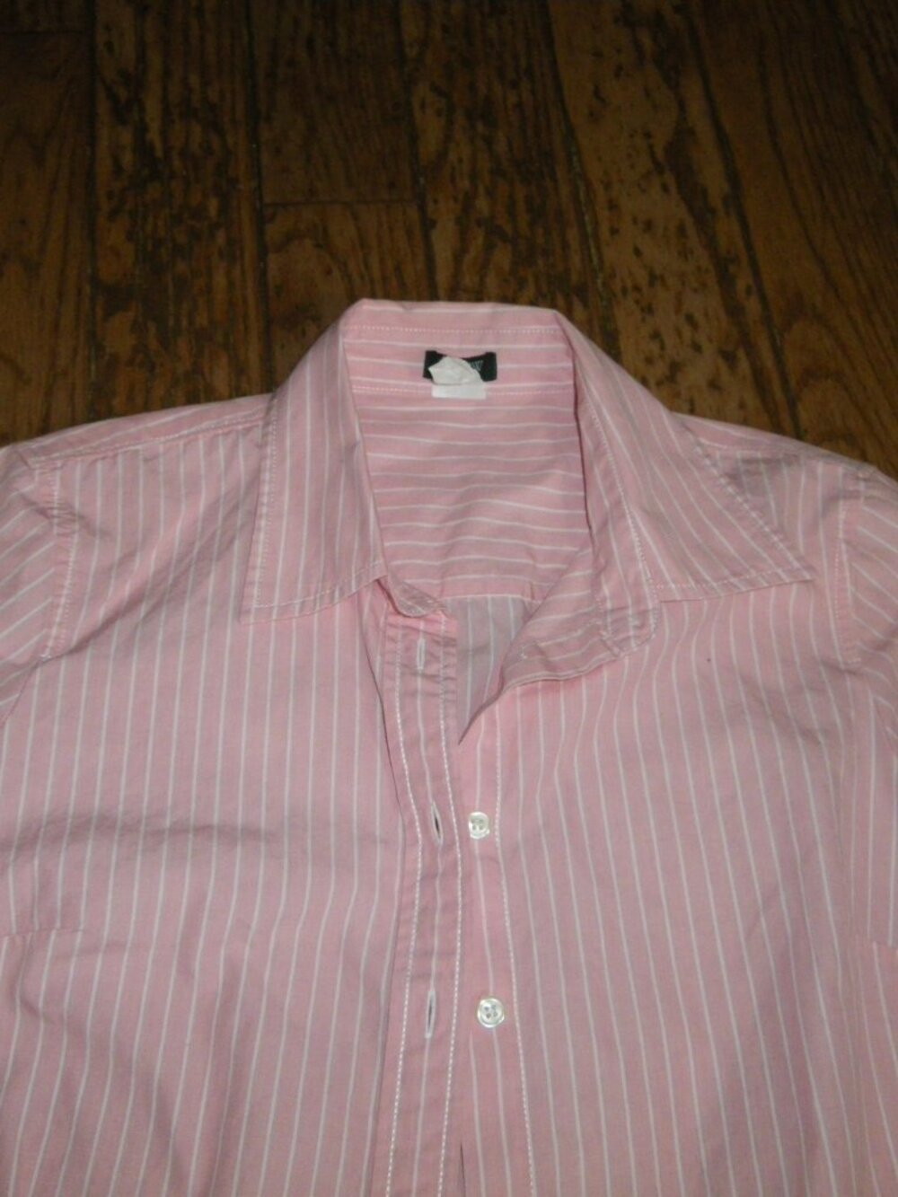 Women’s 100% Cotton J. Crew Pin Stripe Button Up Blouse - Picture 2 of 5